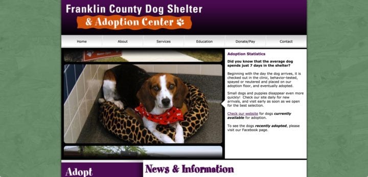 What Is Going On At The Franklin County Dog Shelter?