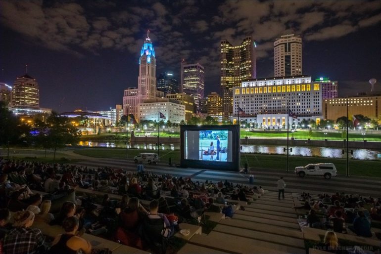 This Outdoor Movie Series With A Skyline View Is Back 4 614 night light movie series