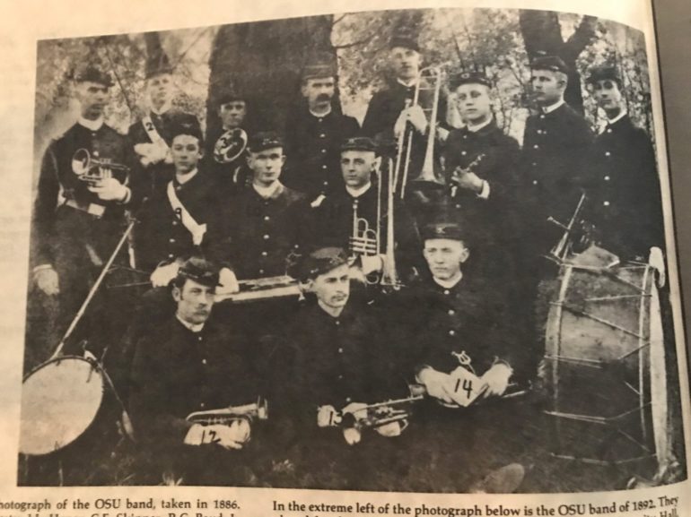 This Century-Old Photo Is The First Known Pic Of The Ohio State Marching Band 3 Vintage group portrait of early OSU Marching Band members holding brass instruments