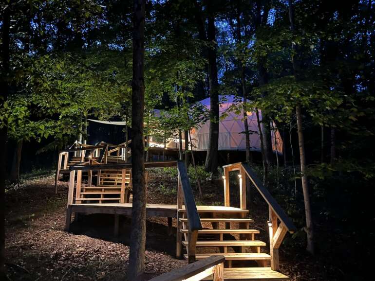 geode nature dome exterior