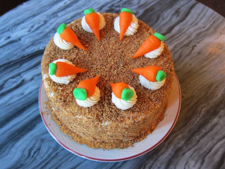 carrot cake from mozarts