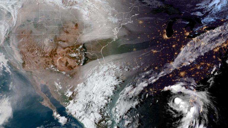 Yes That S West Coast Wildfire Smoke Over Columbus