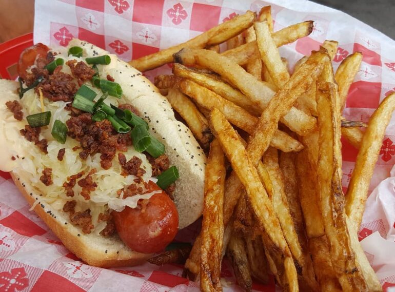 The Best Cheap Eats In Columbus 9 hot dog fries dirty franks