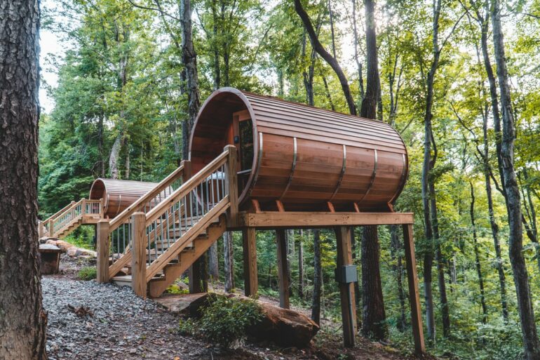 These Amazing Sauna Pods Are A Fantastic Way To Relax In Hocking Hills 2 sauna pod hocking hills