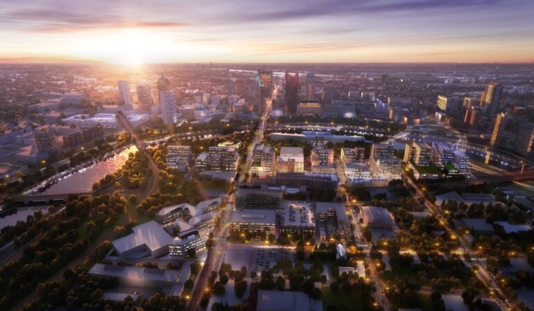 Downtown Columbus Is Finally Getting A Grocery Store 5 scioto peninsula renderings