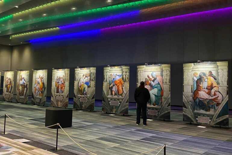 This Michelangelo Exhibition Brings The Works Of The Sistine Chapel To Columbus 3 Columbus convention center michelangelo