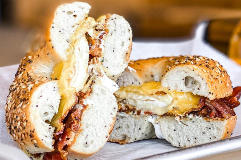 A Popular Cleveland Bagel Shop Is Coming To Columbus Next Year 3 Cockys bagel sandwiches columbus