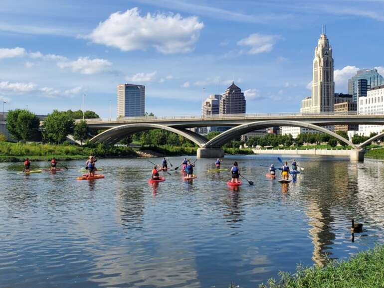 Downtown cbus kayak paddle free
