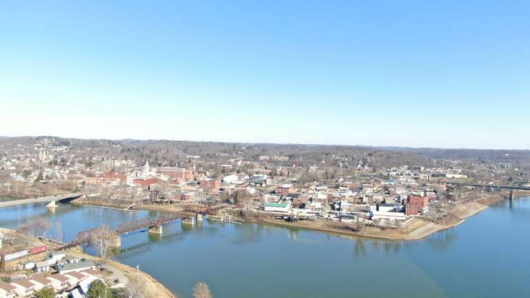 Marietta ohio aerial 1