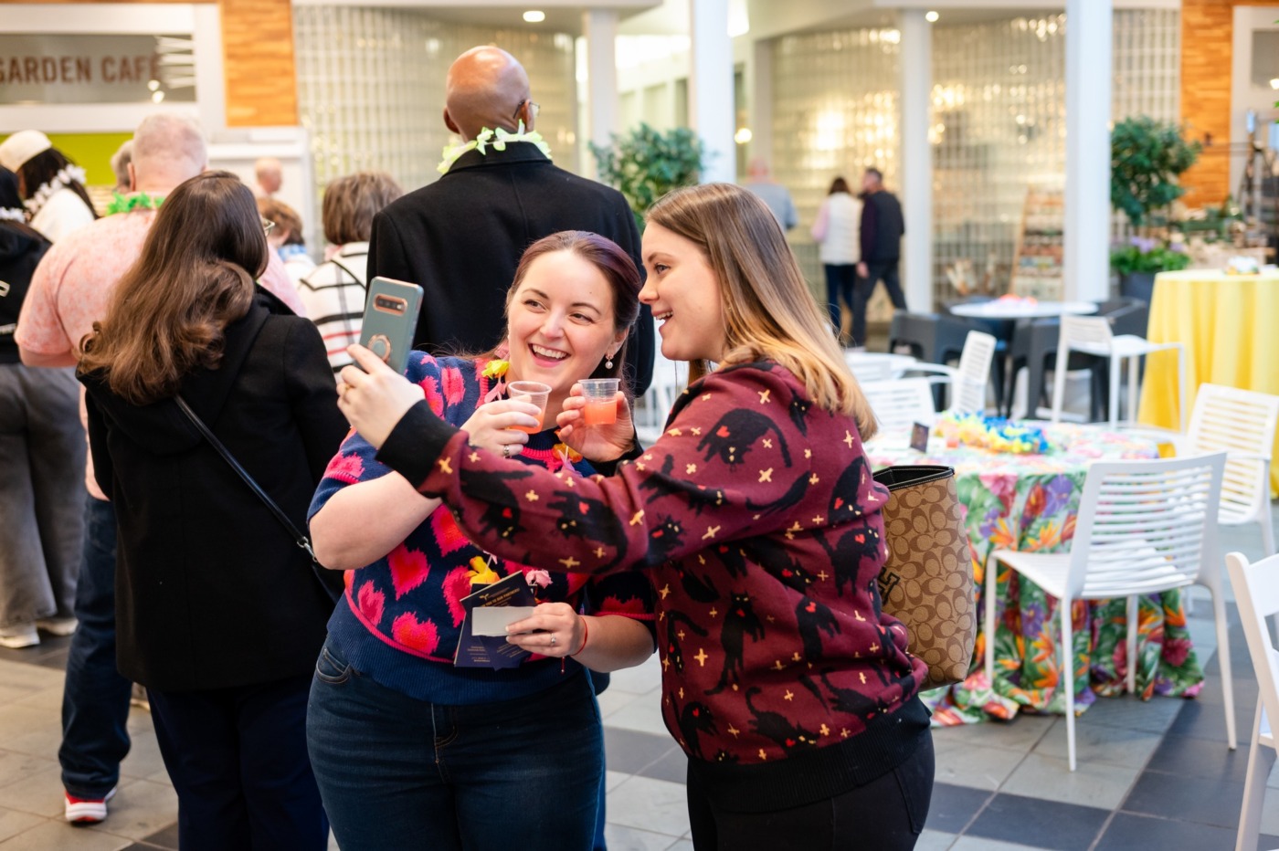 cocktails at the conservatory