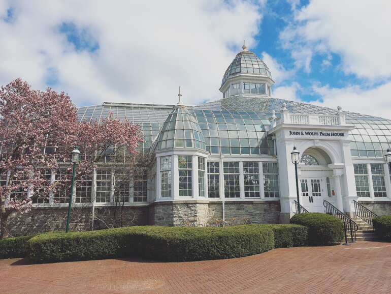 A Gabby’s Dollhouse Fairylandia Adventure Is Headed To Columbus 2 John F. Wolfe Palm House greenhouse at Franklin Park Conservatory