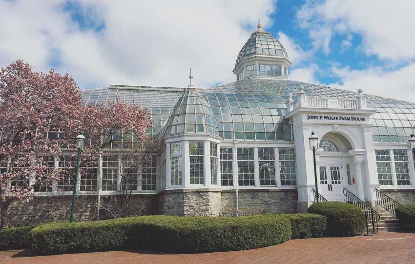 greenhouse at botanical gardens