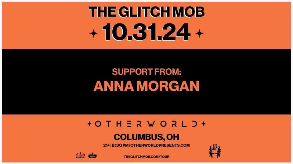 the glitch mob poster for otherworld halloween
