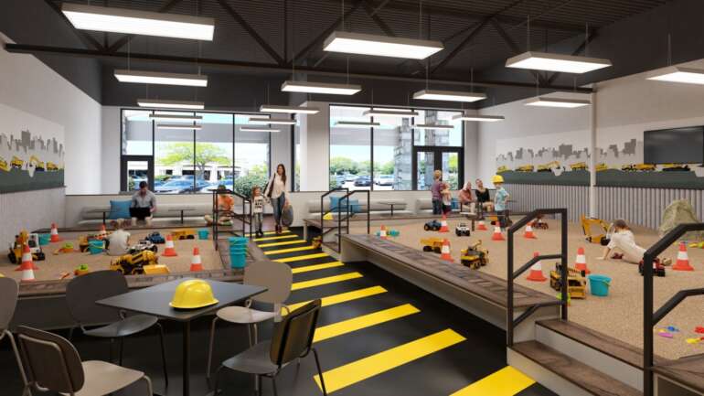 This Massive, 1,000 Sq. Ft. Sandbox Is The Perfect Indoor Playspace For Your Kids 3 indoor sandbox kids columbus