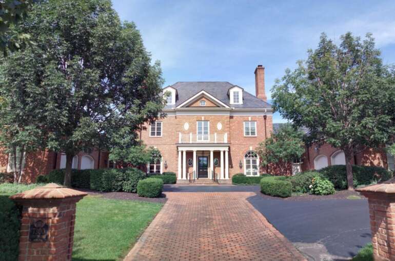 Here Are The Most Expensive Homes That Sold In Franklin County In 2023 7 massive brick house with driveway