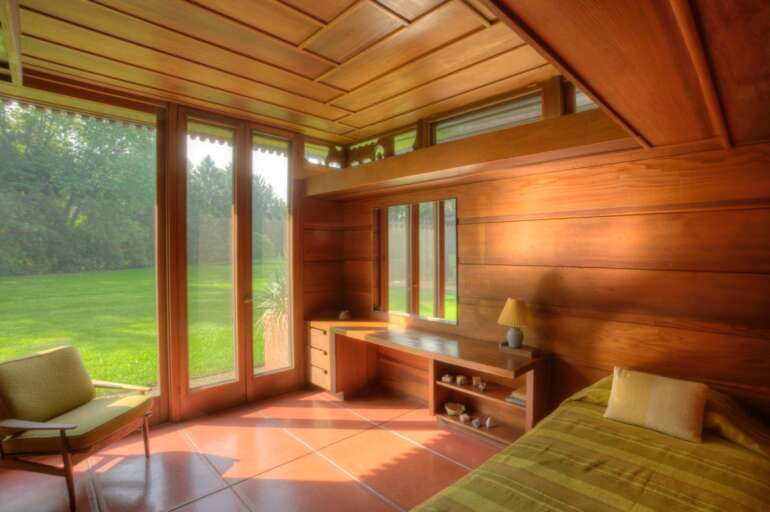 3 Frank Lloyd Wright Masterpieces In Ohio You Can Tour Right Now 3 interior Weltzheimer/Johnson House