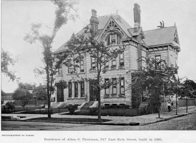 Historic Mansions Of Columbus: The Allen G. Thurman Home 6 allen thurman house