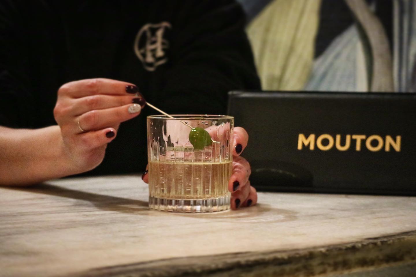 cocktail at mouton