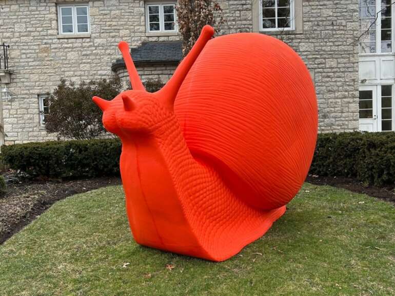These Whimsical Giant Snails Have Invaded The Dublin Arts Council 3 dublin arts council snails