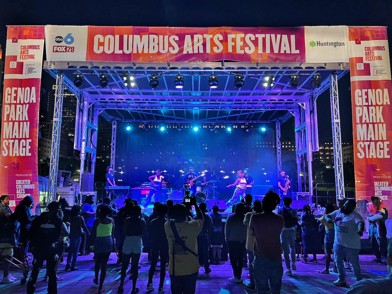 columbus arts festival stage