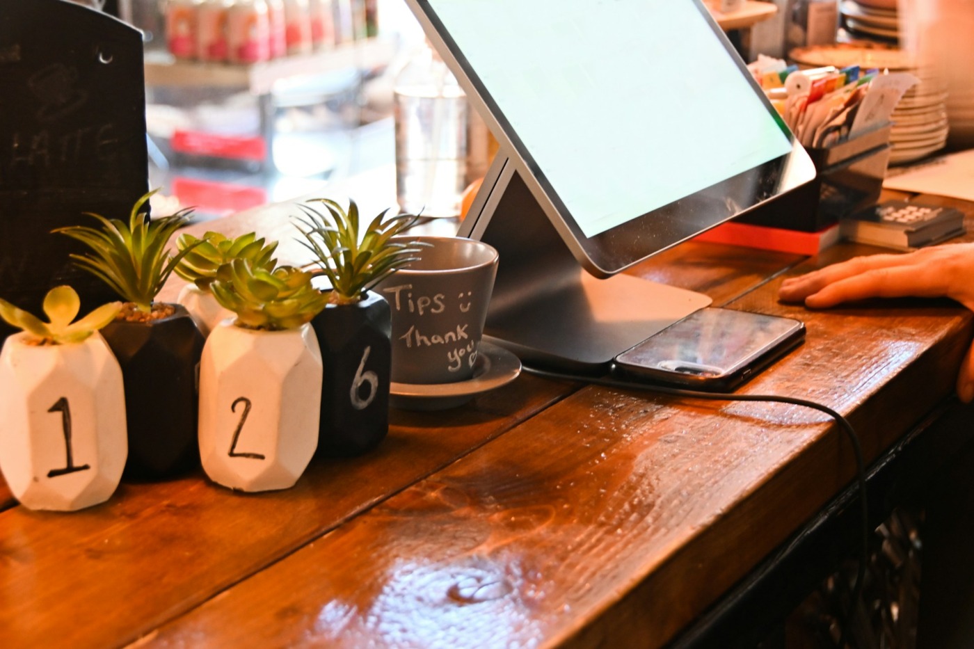 check out register