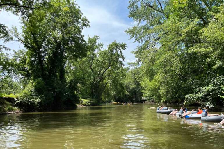 Relax, Float, & Repeat On One Of Ohio's Most Scenic Rivers 8 tubing on mohican river