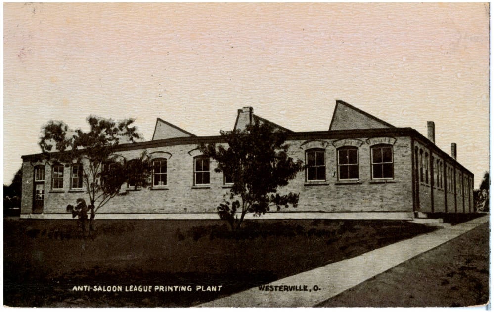 anti-saloon league printing plant