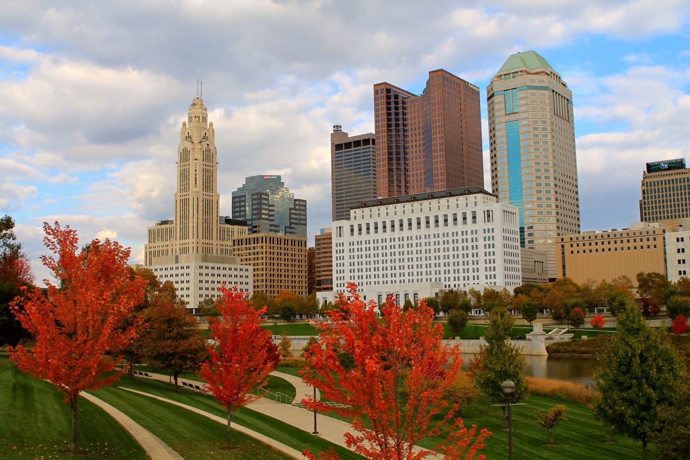 fall scioto mile