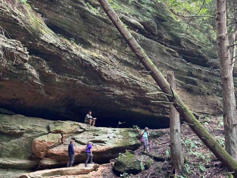 honeycomb rocks hocking hills