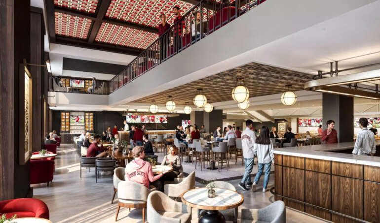 The 1922 Club at Ohio State Stadium Is Bringing Speakeasy Glamour to Game Day 3 1922 club rendering ohio stadium