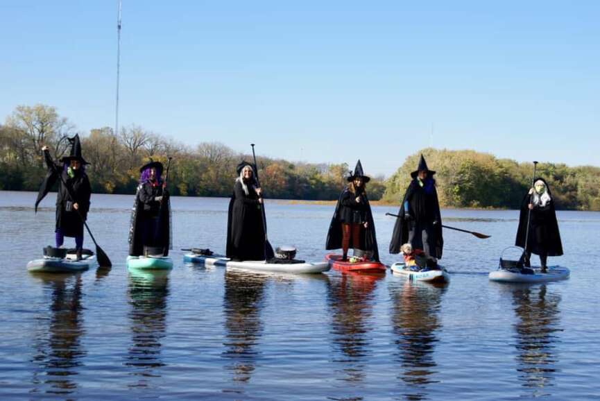 witch paddle board scioto river