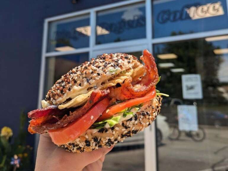 Bears bagels loaded blt feature