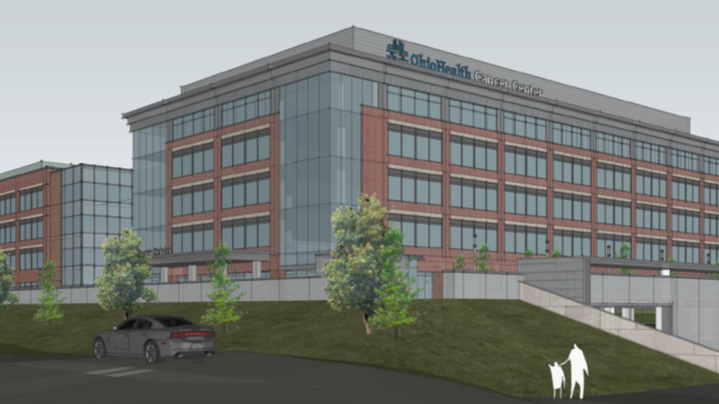 A 500,000-Square-Foot Cancer Center Is Coming To Columbus rending of ohio health comprehsive cancer center