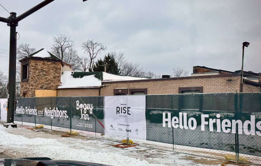 bogey inn under construction