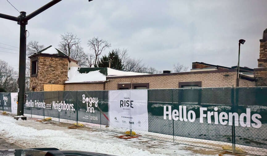 bogey inn under construction