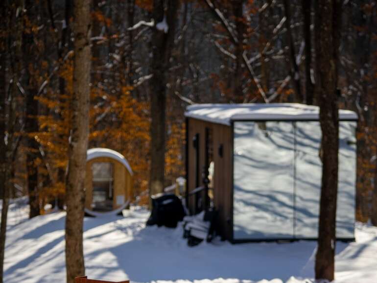 Escape To These Mirrored Cabins In Hocking Hills For The Ultimate Nature Getaway 20 Reflections hocking hills 4