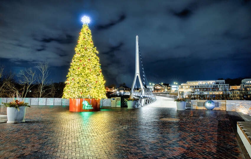 dublin ohio christmas tree
