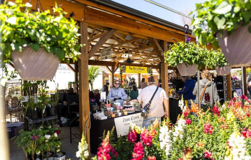farmers market booth