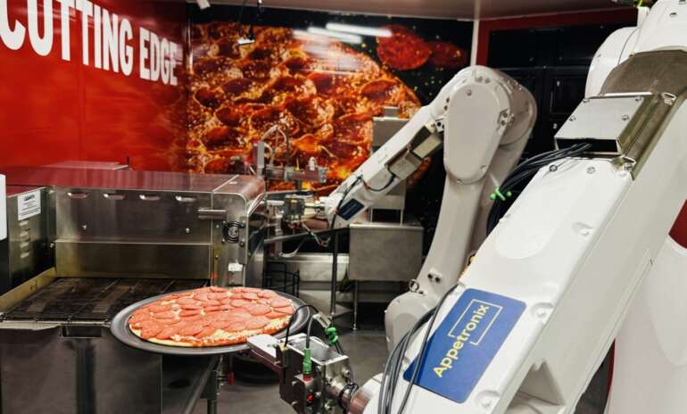 There's A New Pizza Robot In Town 3 donatos robot pizza