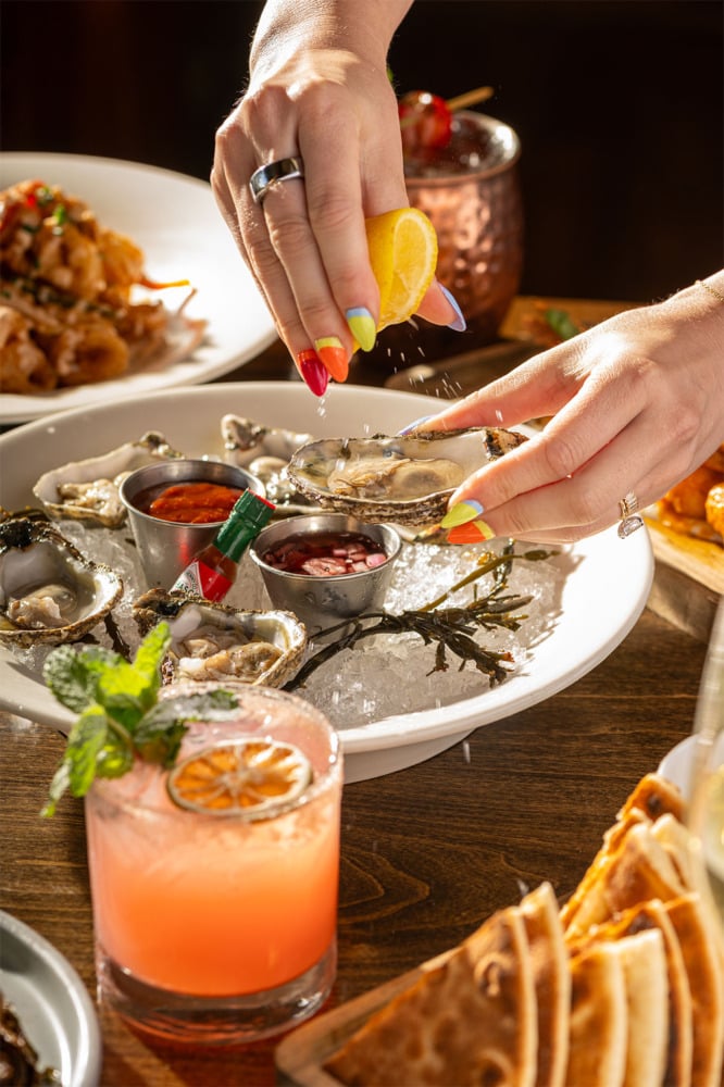 food at the boathouse