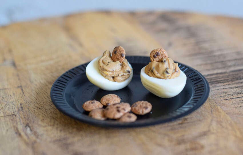 cookie dough deviled eggs