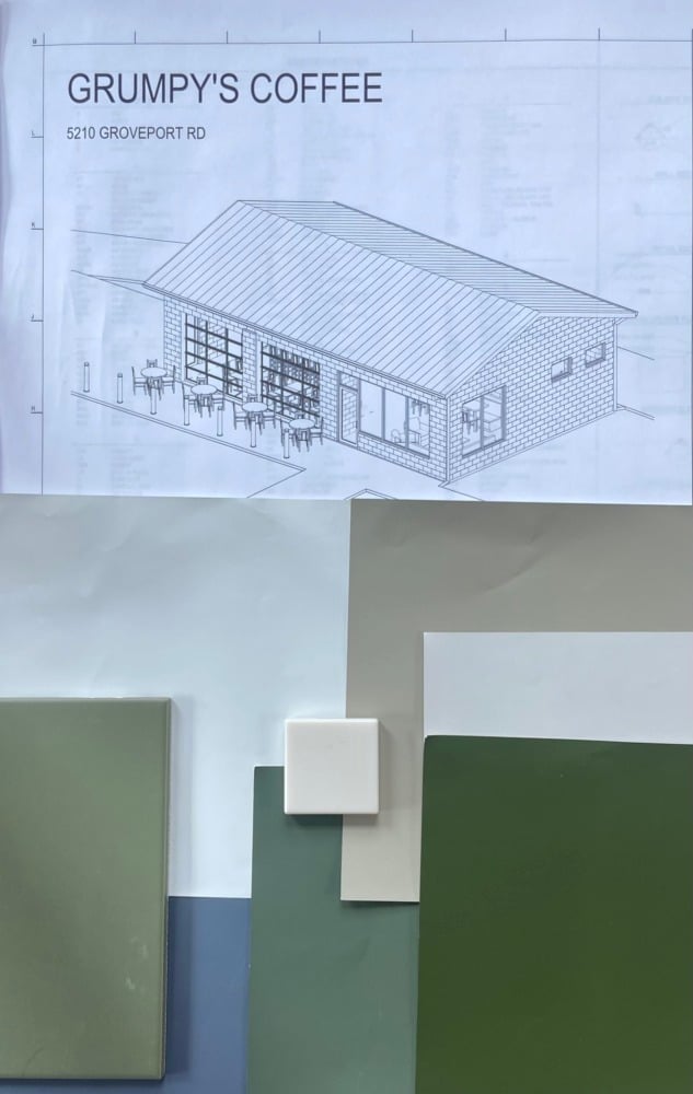 grumpys coffee garage plans