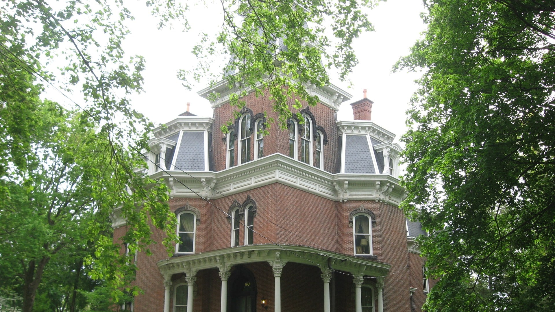 Ohio’s Gilded Age: 9 Mansions and Estates You Can Actually Tour 2 hower house museum akron second empire mansion with mansard roof and tower