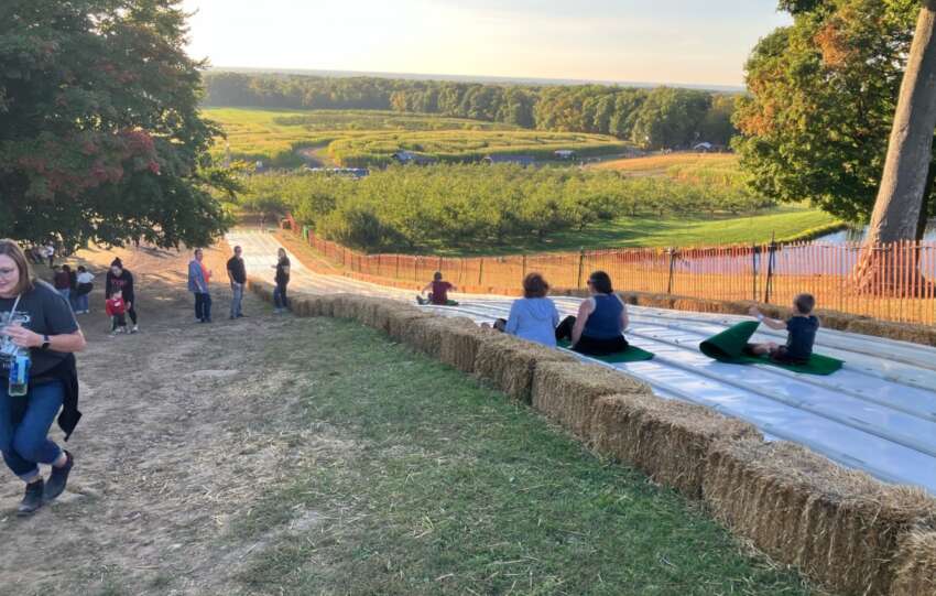 super slide at mapleside farms