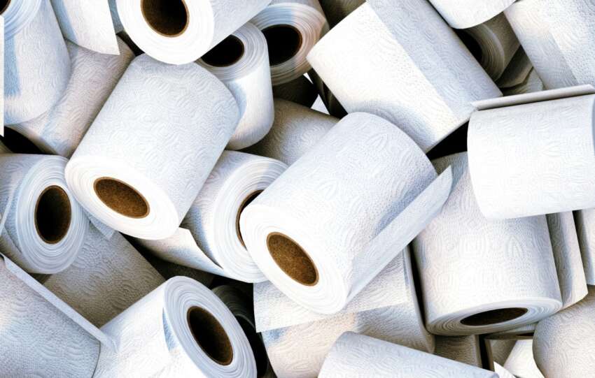 toilet paper rolls