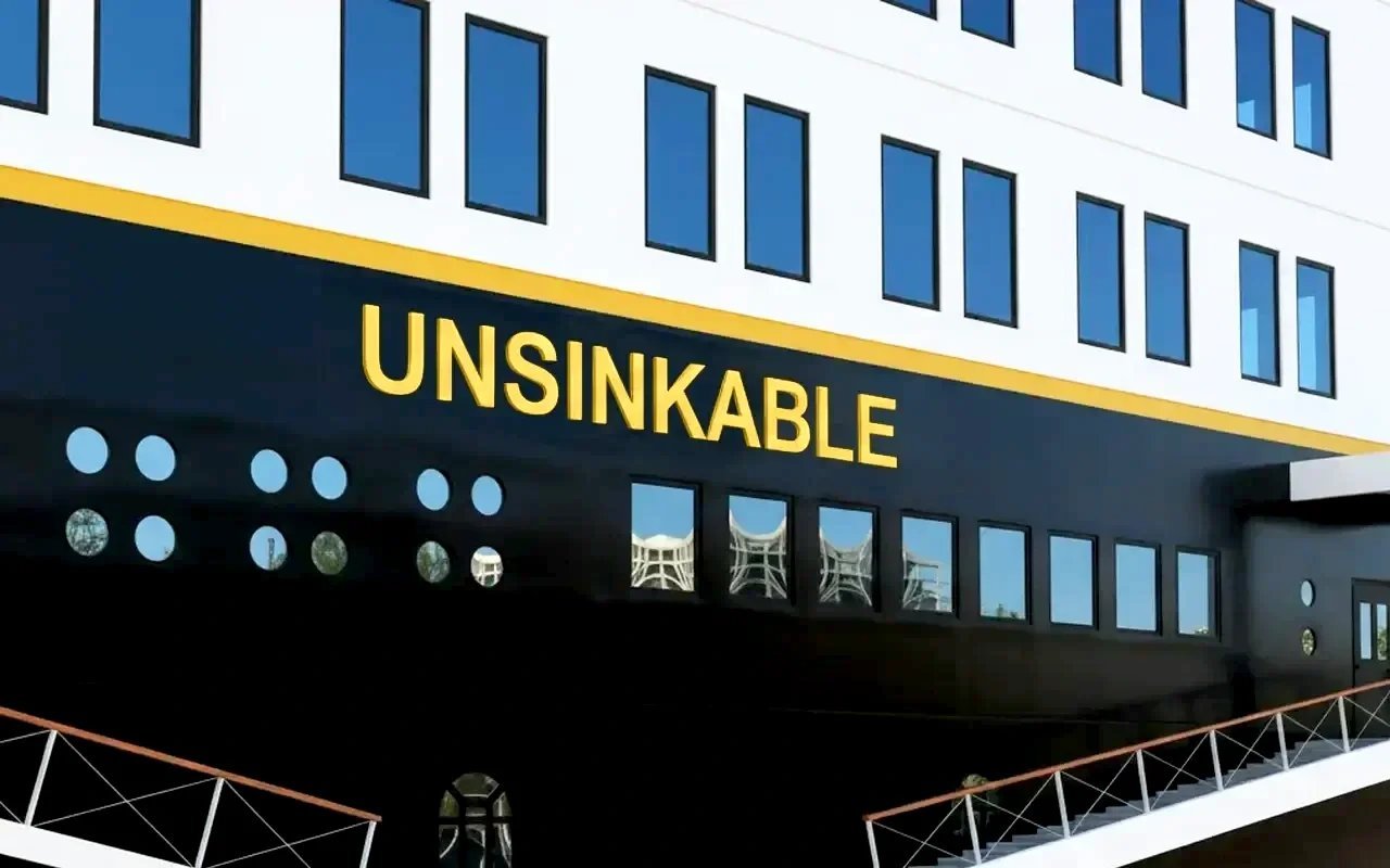 unsinkable hotel rendering