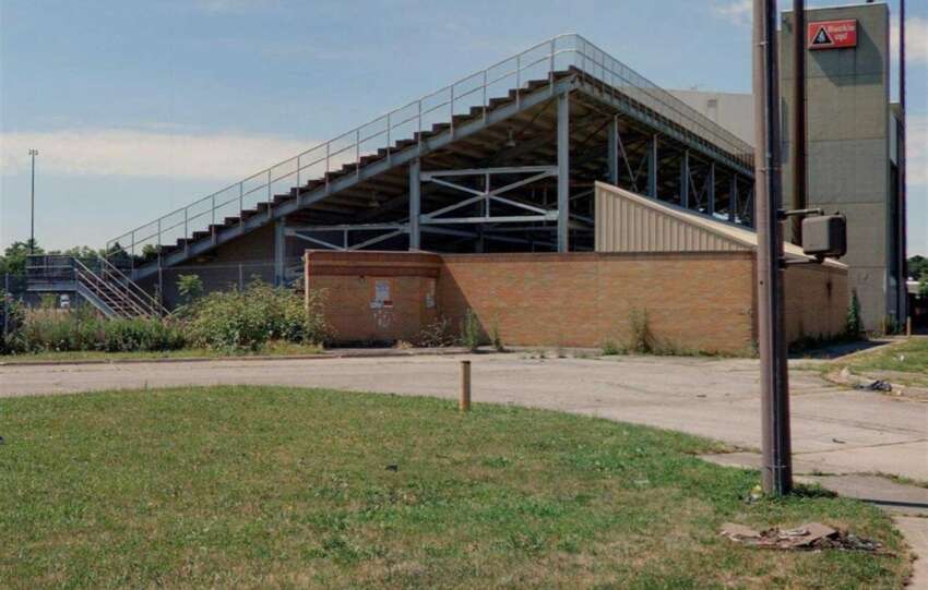 cooper stadium abandoned stands