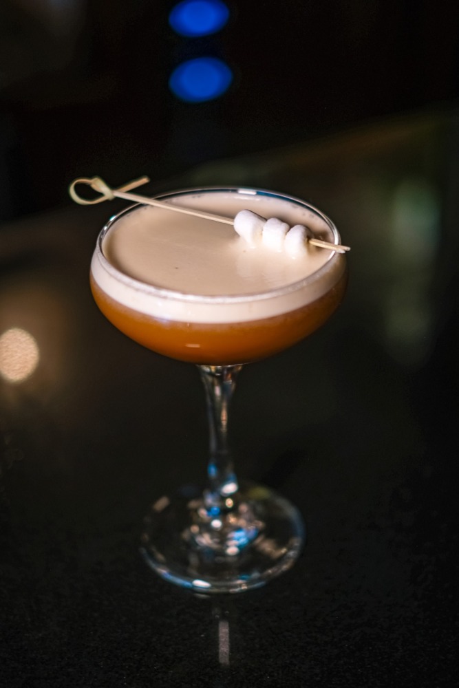 espresso martini with marshmallows