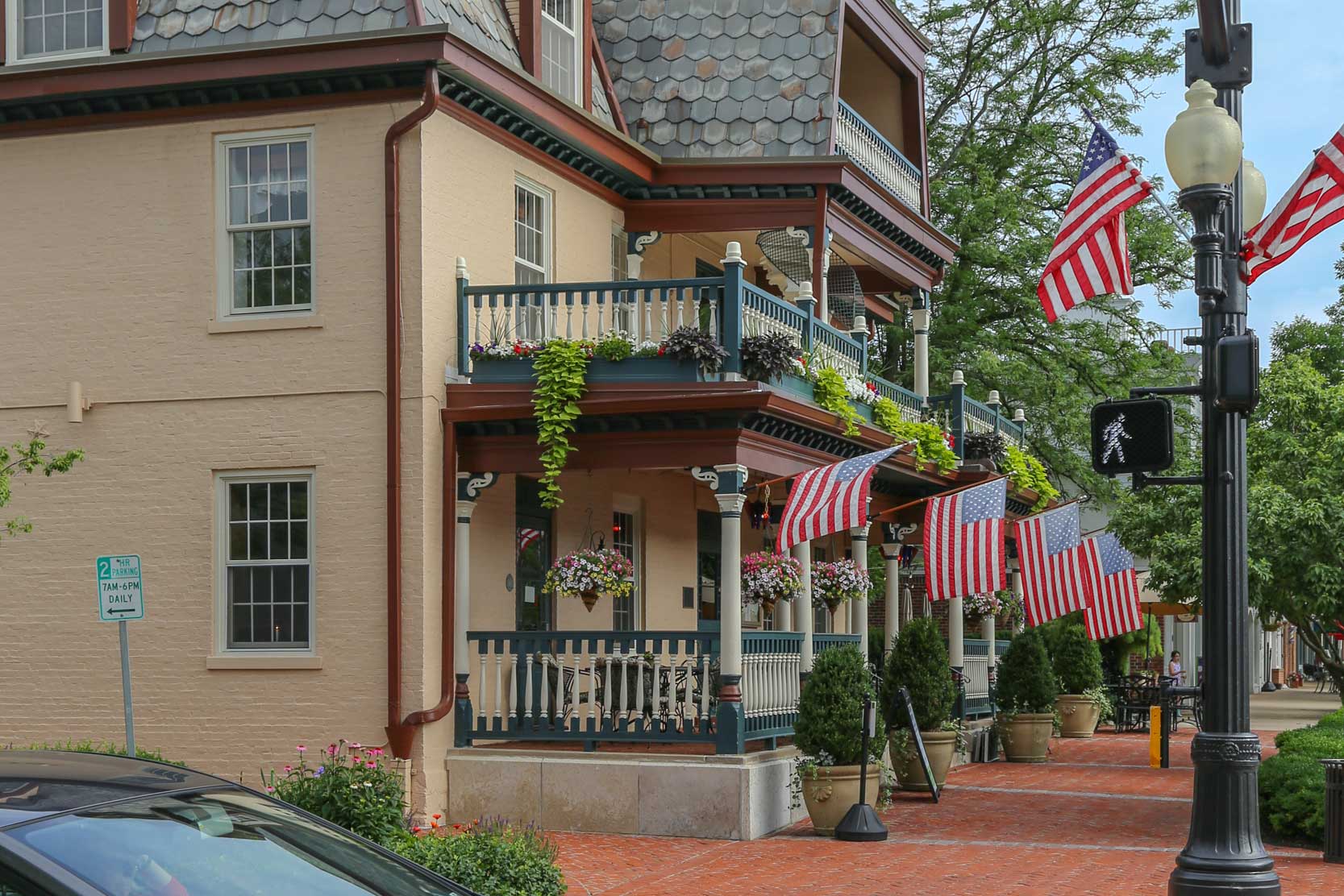 Wolf’s Ridge At Worthington Inn Is Now Open In A Building That Dates To 1831 worthington inn porch