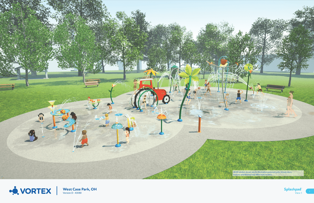 west case park splash pad